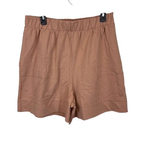 Free People Beach Tan Orange Large Lounge Shorts - Picture 1 of 6